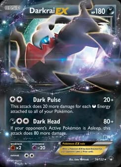 Darkrai EX card in English