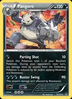 Pangoro card in English