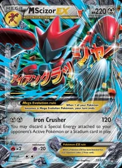 M Scizor EX card in English