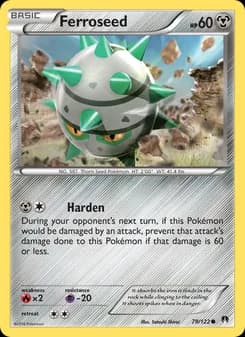 Ferroseed card in English