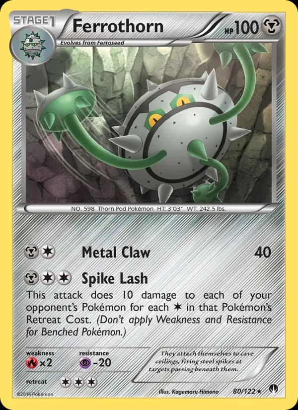 Ferrothorn card in English