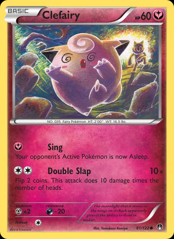 Clefairy card in English