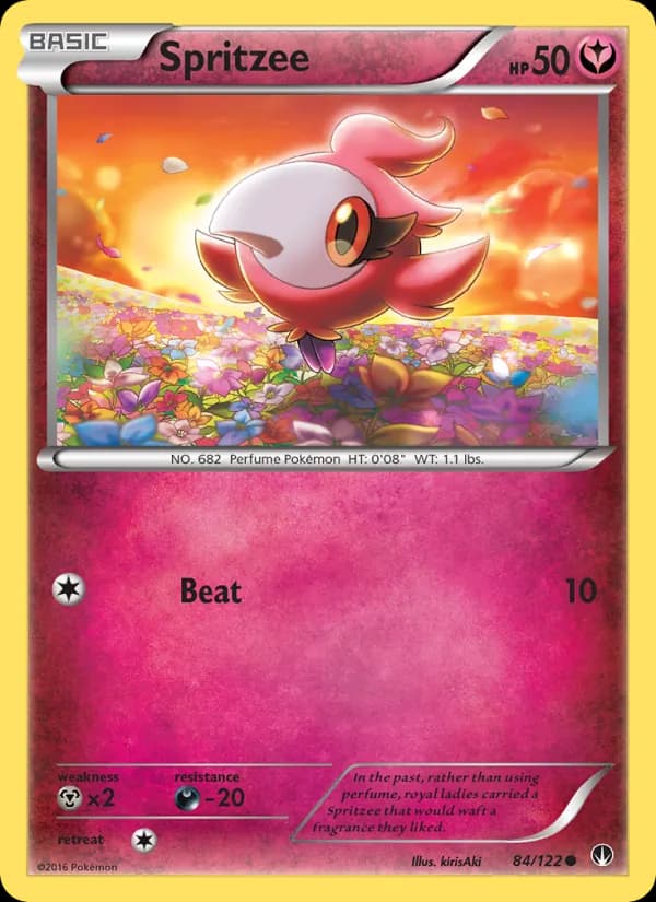 Spritzee card in English