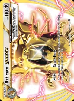 Raticate BREAK card in English