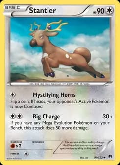 Stantler card in English