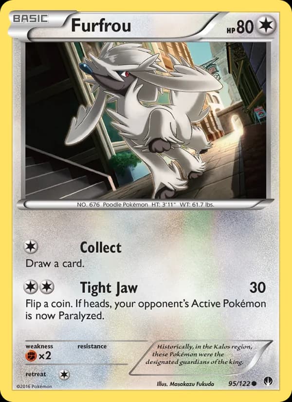 Furfrou card in English