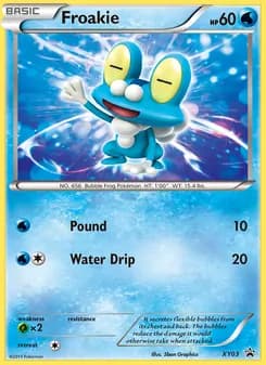 Froakie card in English