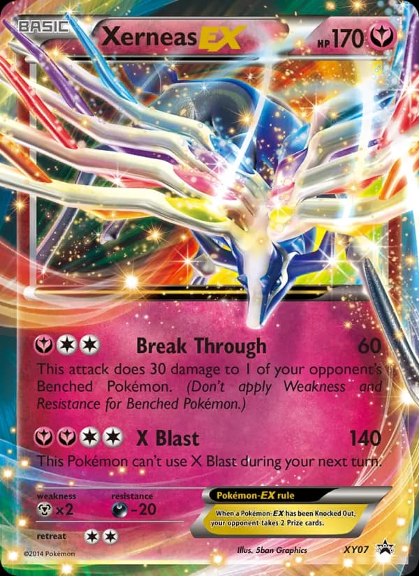 Xerneas EX card in English