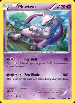 Mewtwo card in English