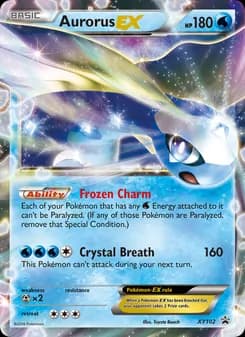 Aurorus EX card in English