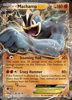 Machamp EX card in English