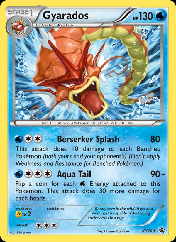 Gyarados card in English