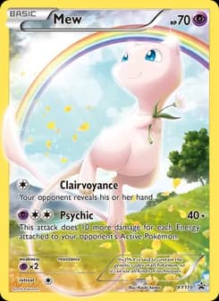Mew card in English
