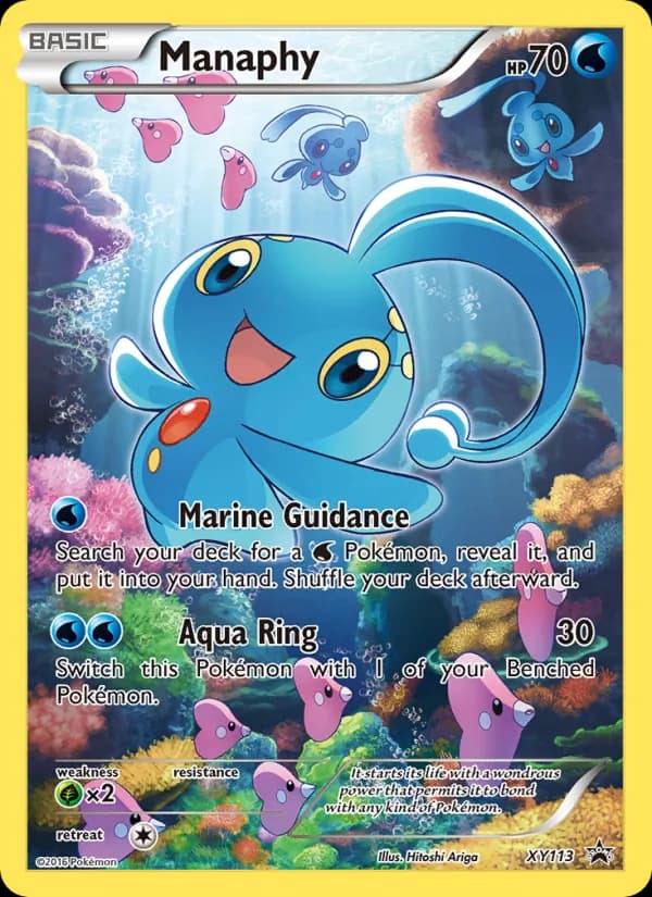 Manaphy card in English