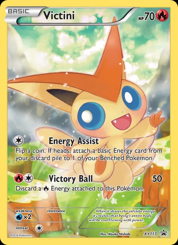 Victini card in English