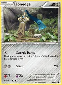 Honedge card in English