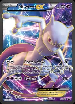 Mewtwo EX card in English