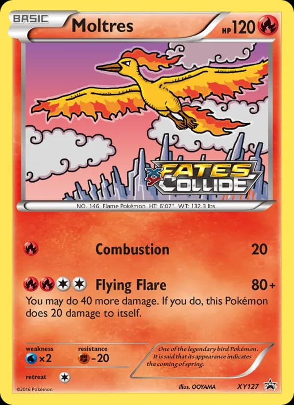 Moltres card in English