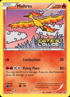 Moltres card in English