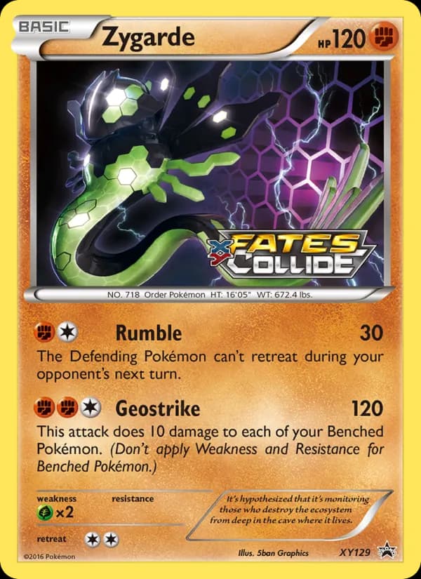Zygarde card in English
