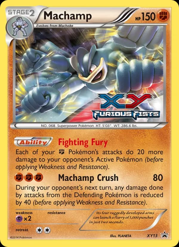 Machamp card in English