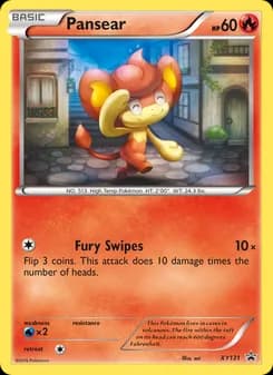 Pansear card in English