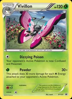 Vivillon card in English