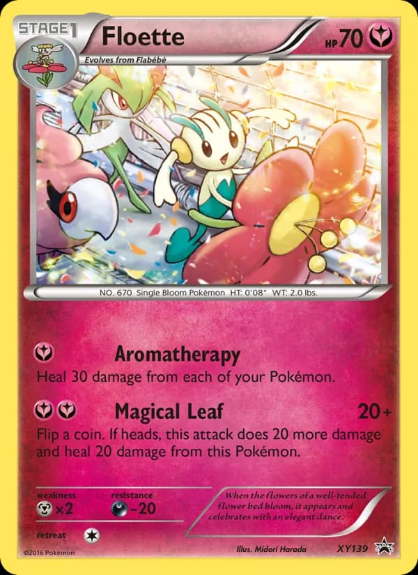 Floette card in English