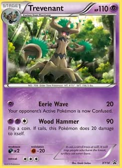 Trevenant card in English