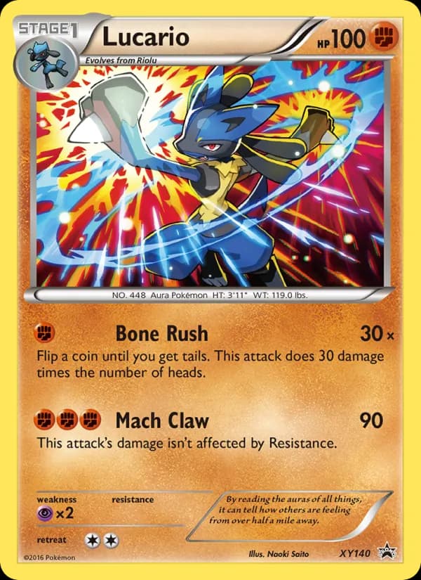 Lucario card in English