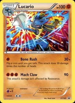Lucario card in English