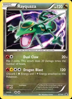 Rayquaza card in English