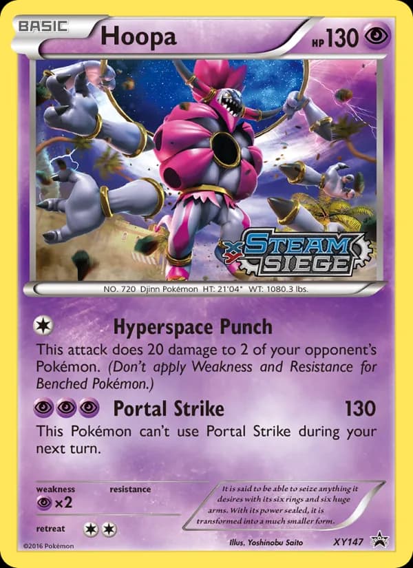 Hoopa card in English