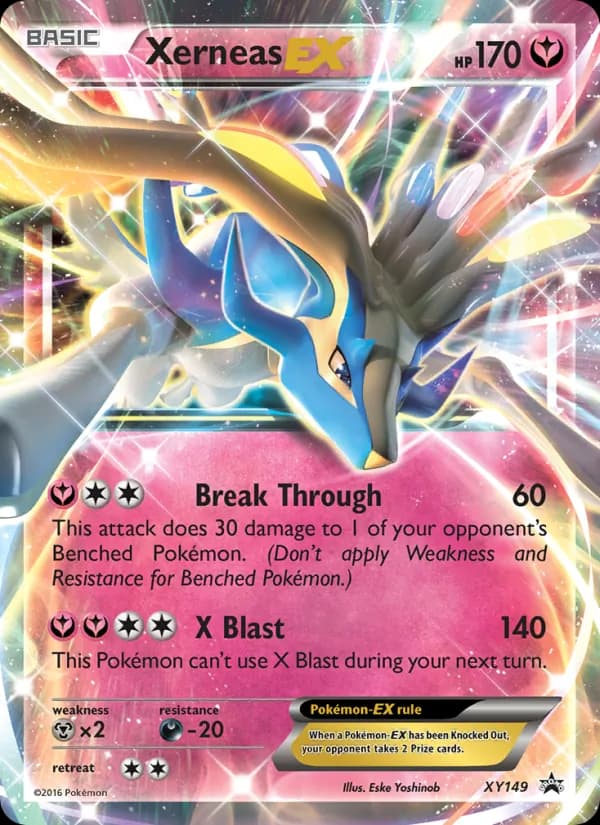 Xerneas EX card in English