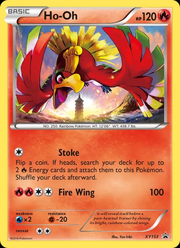 Ho Oh card in English