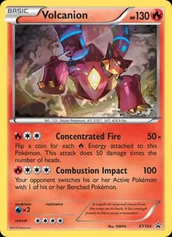 Volcanion card in English