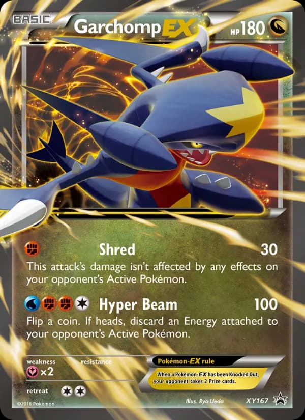 Garchomp-EX card in English