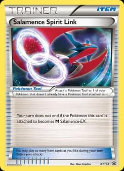 Salamence Spirit Link card in English