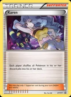 Karen card in English