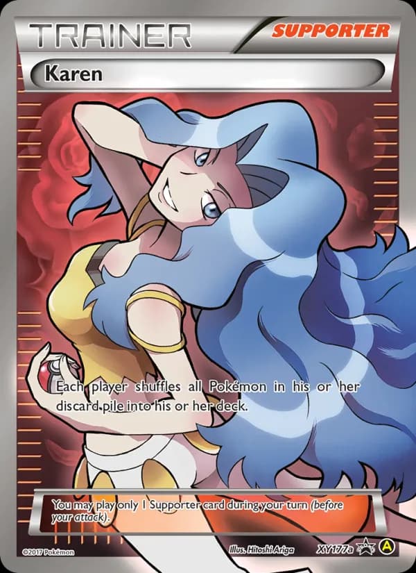 Karen card in English