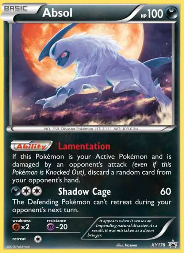 Absol card in English