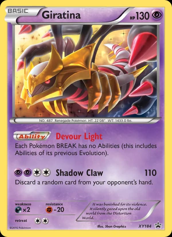 Giratina card in English