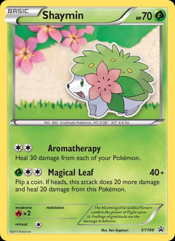 Shaymin card in English
