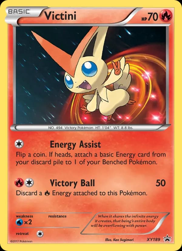 Victini card in English