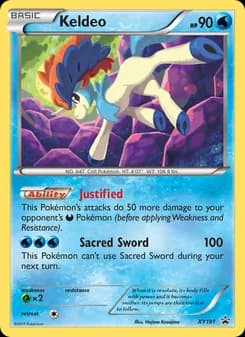 Keldeo card in English