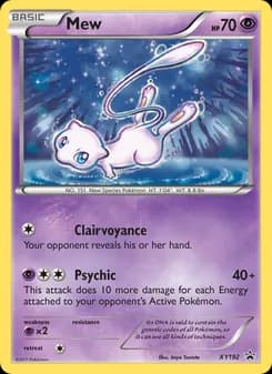 Mew card in English