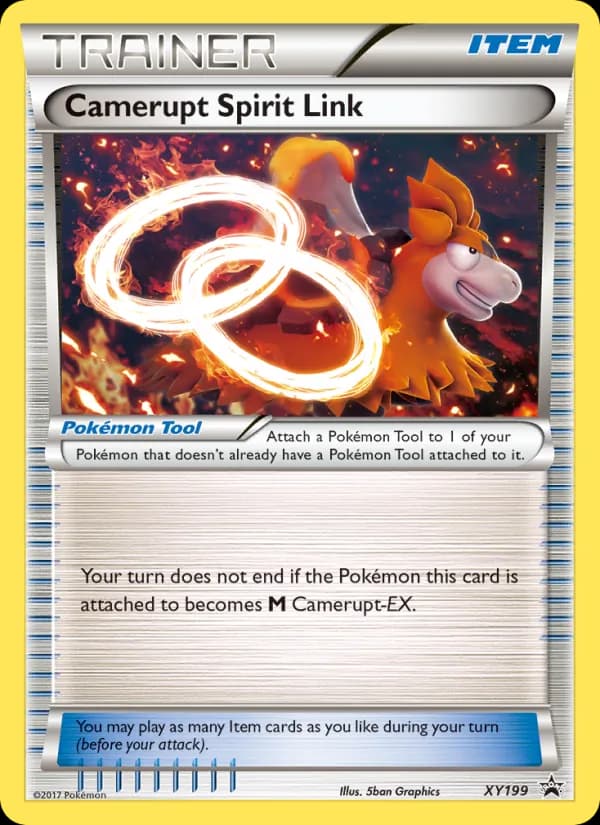 Camerupt Spirit Link card in English