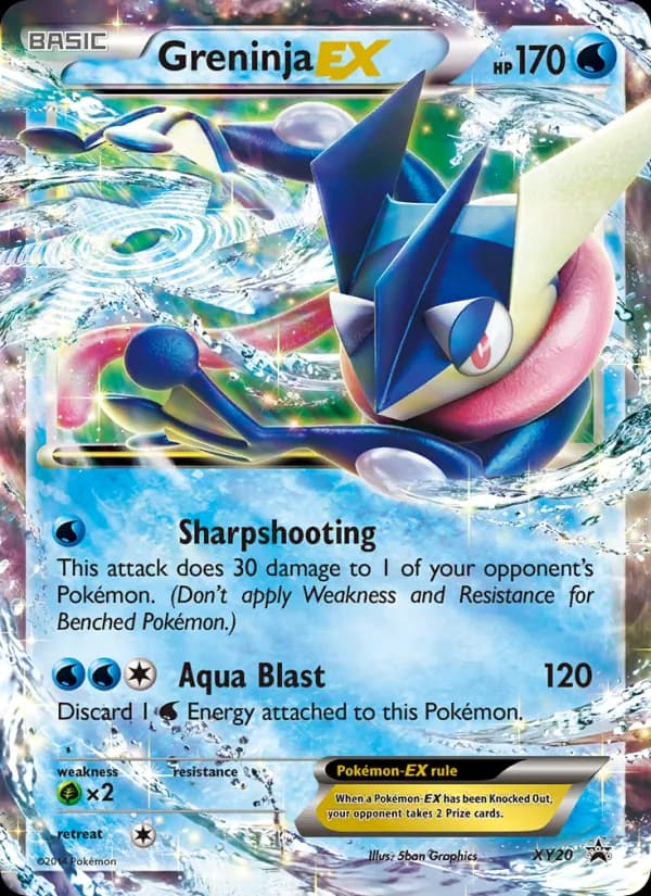 Greninja EX card in English