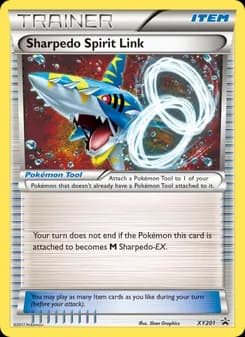 Sharpedo Spirit Link card in English