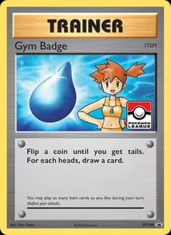 Gym Badge card in English